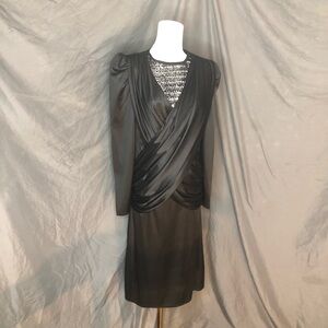 80’s Diamond Supply Co. Black Long Sleeve Dress